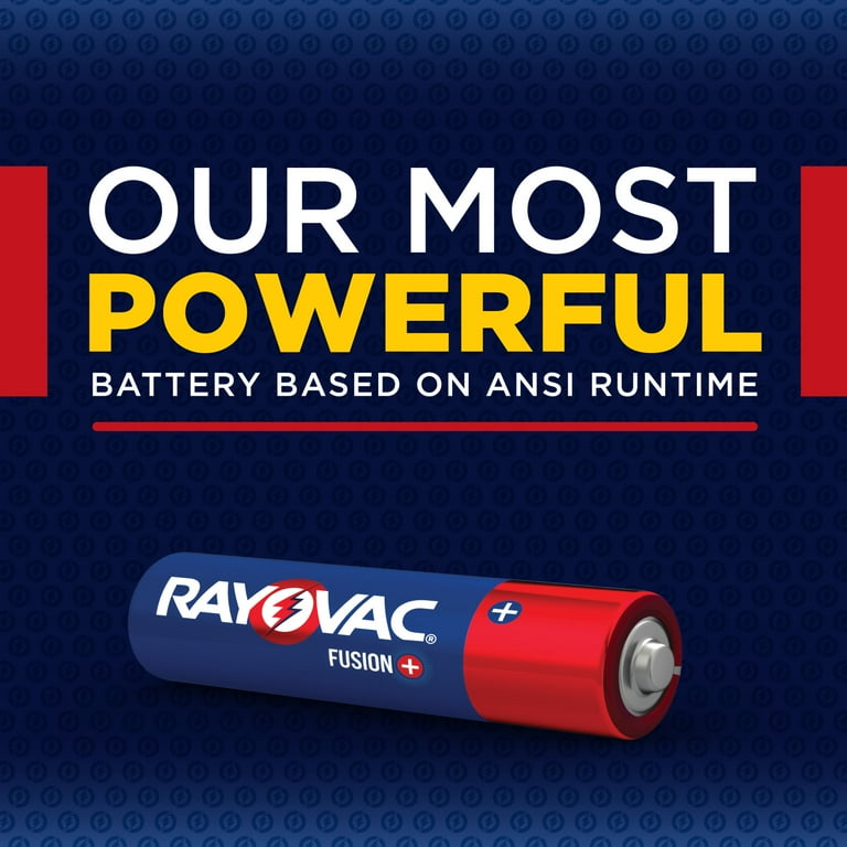 Rayovac Fusion Alkaline AAA Batteries - For Multipurpose - AAA - 16 / Pack Rayovac Fusion Alkaline AAA Batteries - For Multipurpose - AAA - 16 / Pack