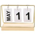 thumbnail image 3 of Countdown Calendar Wooden Calendar For Desk Office Supply Birthday Countdown Iron Material 1Set, 3 of 4