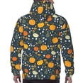thumbnail image 7 of Honeii Pumpkin Pattern Mens Hoodies Men's Loose Sleeve Sweatshirt,Pullover Hooded Sweatshirt for Men,Essentials Hoodie-4X-Large, 7 of 7
