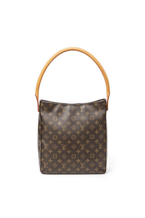 Pre-Owned Louis Vuitton Brown Looping GM Shoulder Bag Monogram Canvas