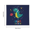 thumbnail image 3 of Sikiie Dinosau Space Explorer tapestry wall hanging home decor for bedrooms, living rooms, dorms 60x51in, 3 of 6