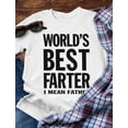 thumbnail image 6 of Tstars Mens Gifts for Dad Father's Day Shirts Worlds Best Father Farter Funny Graphic T Shirt Humor Father's Day Birthday Cool Best Gift for Dad Tee, 6 of 7