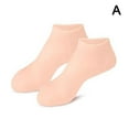thumbnail image 2 of Silicone Foot Spa Socks for Moisturizing Dry Cracked Heels - Reusable Hydrating Foot Care for Pedicure, Men & Women, 2 of 7