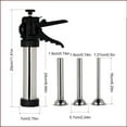 thumbnail image 4 of Stainless Steel Sausage Stuffer with 3 Stuffing Tubes(1.5lbs with Old Style Cap), 4 of 7
