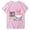 Pink, variant on Women's Cute Easter Bunny Tee Tops - Short Sleeve Crewneck Graphic T-Shirt with Floral Rabbit Print Cute Easter Tops