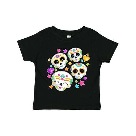 

Inktastic Decorative Skull Party for Day of the Dead Gift Toddler Boy or Toddler Girl T-Shirt