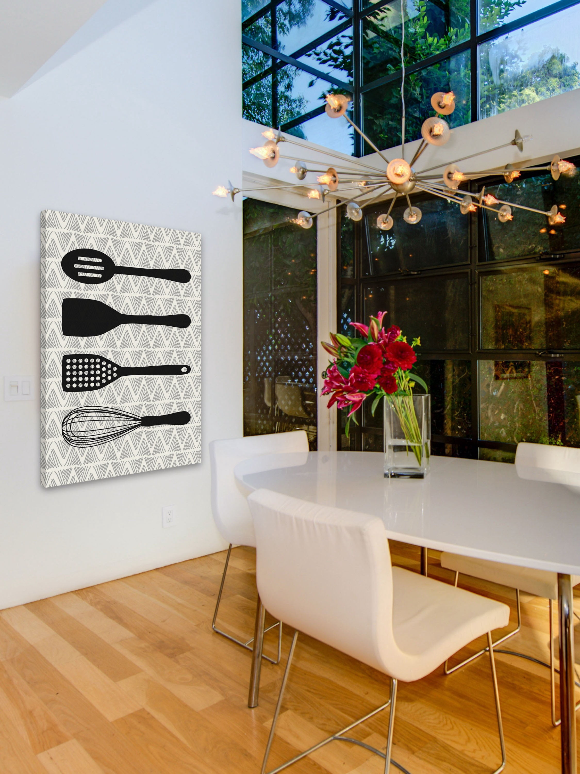 Marmont Hill Utensils Painting Print on Wrapped Canvas