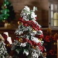 thumbnail image 4 of Christmas Tree Garland 9FT Rustic Jingle Bell Buffalo Plaid Ribbon Garland Christmas Tree Decorations Vintage Farmhouse Country Home Decor Metal Sleigh Bell Ornaments Red Black Plaid Garland, 4 of 6