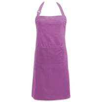 DII Modern Style 100 Percent Cotton Chino Chef Apron in Orchid Purple