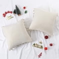 thumbnail image 6 of 2 Pcs Velvet Throw Pillow Case, Boho Cushion Covers, Couch Car Throw Pillow Cover, 6 of 7