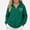 Green, variant on WAVSUF Girls Fleece Hooded Jacket, Long Sleeve Zipper with Pocket Winter Casual Outerwear 10-12