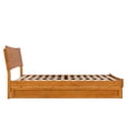 thumbnail image 2 of Pemberly Row Queen Solid Wood Platform Bed with Trundle in Light Toffee, 2 of 13