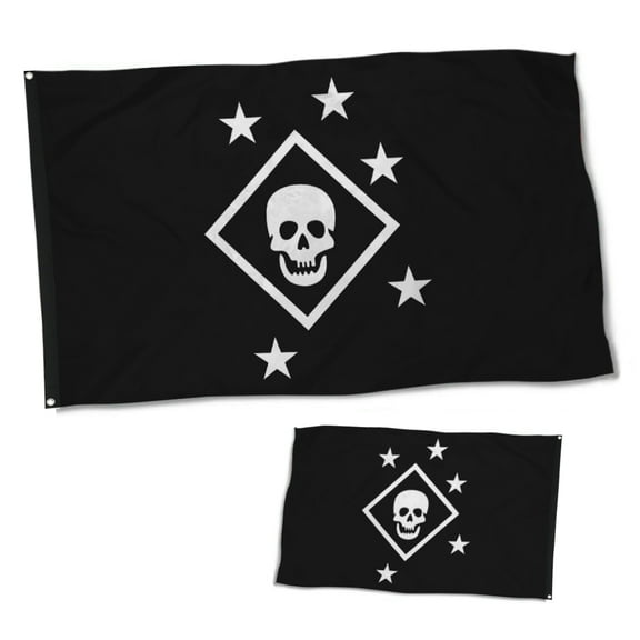Dutern Double Sided Marine Raider Flag Military Banner 3 Ply with Brass Grommets 3x5 Feet