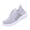 Grey, variant on HTHLVMD Lightweight Mesh Sneakers, Comfortable Walking Shoes, Comfortable Tennis Running Shoes for Women Lightweight and Slip On Sneakers Casual Women's Walking Shoes, White 7