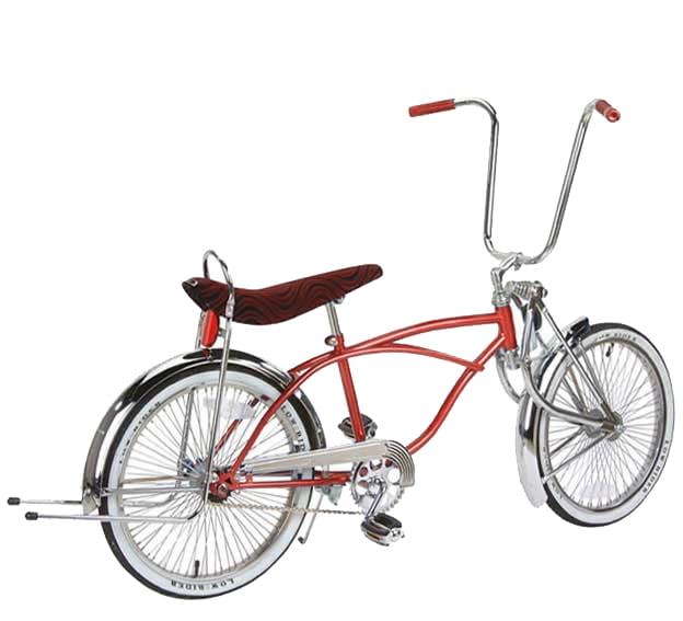 red lowrider bike