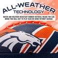 thumbnail image 4 of Fútbol americano Franklin Sports NFL Denver Broncos de goma, 8.5 pulgadas, 4 of 7