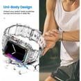 thumbnail image 5 of ANTHOUSE Compatible for Apple Watch 42mm 44mm 45mm with Bumper Case Cover, Clear Crystal Men Women Durable Sport Transparent Protective Bands for iWatch Series 8 7 6 5 4 3 2 1 SE, 5 of 14