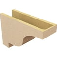 thumbnail image 5 of 6"W x 18"D x 12"H Classic Newport Rough Cedar Woodgrain TimberThane Corbel, Primed Tan, 5 of 6