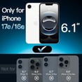 thumbnail image 2 of JETech 3 in 1 Case for iPhone 17e (2026) / iPhone 16e with 2 Pack Tempered Glass Screen Protectors (Clear), 2 of 6
