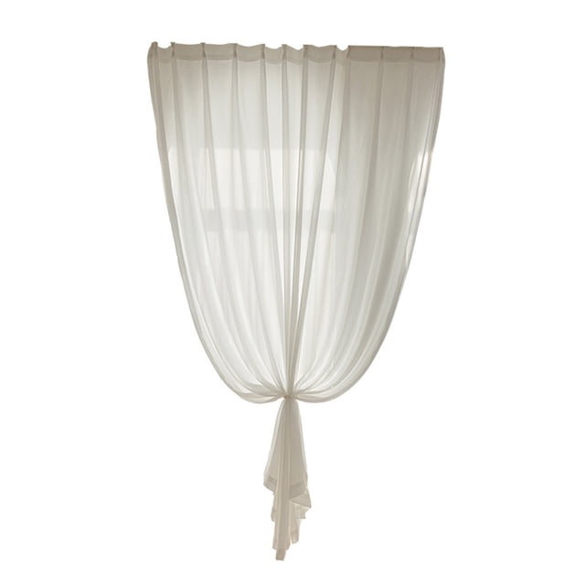 EGNMCR Room Decor, Home Decor, Home Decor Embroidered Sheer Curtains - Light Filtering Opaque Phantom Mesh White Window Screen For Living Room Bedroom curtain curtain