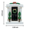 thumbnail image 3 of Maxora Personalized Ornaments Customized Christmas ornament Black Door Holiday House Ornament Free Customize, 3 of 9