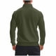thumbnail image 4 of Blusa y camisa de manga larga con cuello alto para hombre, jersey de terciopelo con cremallera de un cuarto de color liso, blusa informal de manga larga con cuello alto para hombre, blusa de poliéster, 4 of 9