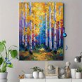 thumbnail image 4 of Cityscape Buildings Watercolor Canvas Print Wall Art for Living Room Bedroom Dining Room Office Hotel Decor, 4 of 8