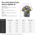 thumbnail image 5 of Gukieu Geometric Print Men's Short-sleeved Shirts, Button-down Pocket Shirts, T-shirts, Beach Vacation Travel Summer Clothing-Medium, 5 of 5