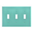 thumbnail image 2 of Dailycode Light Switch Plate Covers 2 Gang Wall Plate Plastics Outlet Covers for Kitchen Home Office Decor Calamine Blue, 2 of 8