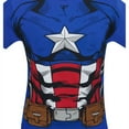 thumbnail image 3 of Captain America  Mens Captain America Suit-Up Costume T-Shirt, Extra Large, 3 of 5