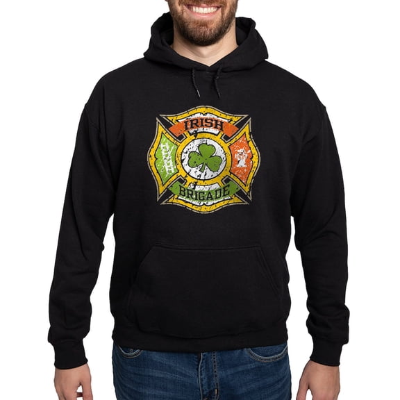 CafePress - Irish Brigade Hoodie (Dark) - Pullover Hoodie, Classic, Comfortable Hooded Sweatshirt