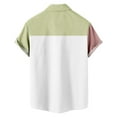 thumbnail image 7 of Yuwull Men's Short Sleeve Button Down Vintage Bowling Shirts with Pocket Hawaiian Casual Printed Beach Shirt Summer Regular Fit Top On Clearance, 7 of 7