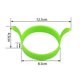 thumbnail image 3 of Molde de silicona para cocinar huevos, antiadherente, resistente al calor, para cocinar huevos fritos y panqueques (verde), 3 of 7
