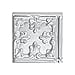thumbnail image 3 of FASÄDE Traditional Style 10 Decorative Vinyl Backsplash Panel in Brushed Aluminum (6X6 Inch Sample), 3 of 4
