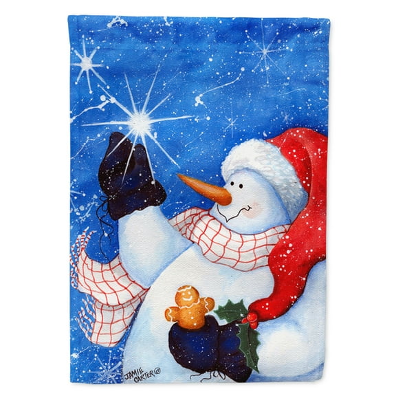 This Ones for You Snowman Flag Canvas House Size