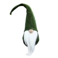 thumbnail image 1 of KAIYANG Muñeco de peluche navideño de Papá Noel, decoración para la mesa del hogar, sueco, escandinavo, regalo de cumpleaños (verde), 1 of 1