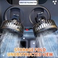 thumbnail image 6 of Car Cooling Fan,Adjustable Two/Three Head Fan Rotatable Portable Fans Low Noise Strong Circulator Cooling Fans that Blow Cold Air (Two Heads,Yellow_12V), 6 of 7