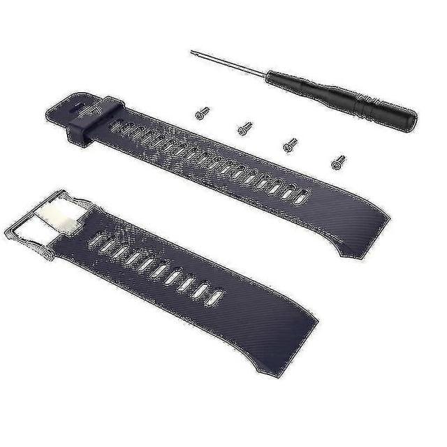 Silicone Replacement Wrist Band Strap For Garmin Forerunner 35 Sports Gps Watch-color:blue