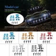 thumbnail image 4 of Vogacara 1/28, coches de Control remoto, brazos oscilantes de Metal, copas de dirección, Kit de modificación de amortiguador, pieza de repuesto, Kits de construcción modelo Oro Vogacara FN009991-02B, 4 of 6