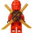 thumbnail image 2 of LEGO Ninjago Minifigurine - Robe de Zukin Kai (Ninja Rouge) avec Deux Épées Dorées (70745), 2 of 2