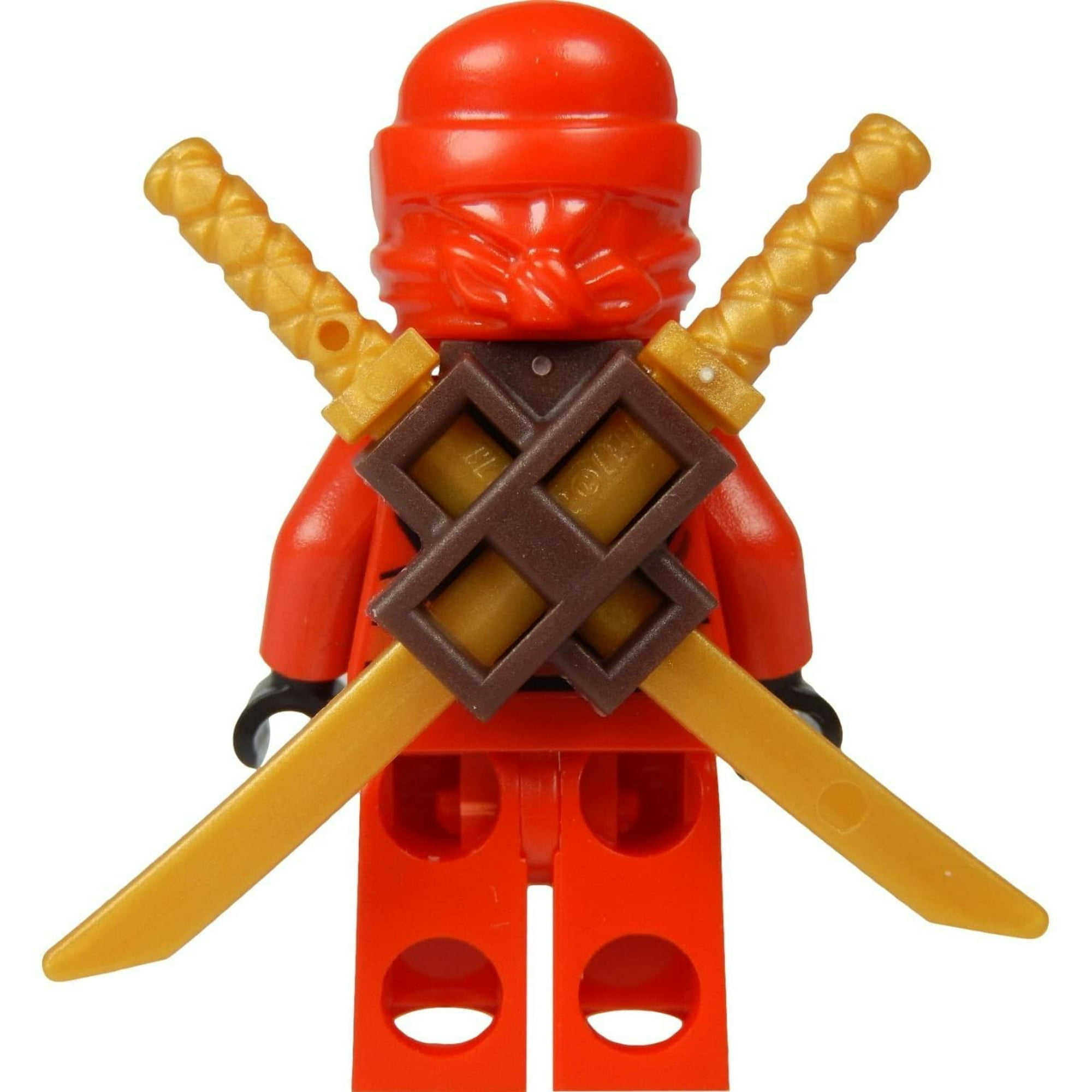 LEGO Ninjago Mini Figure Kai With Sword Holder And Two Katanas