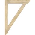 thumbnail image 3 of Ekena Millwork 4"W x 32"D x 44"H Traditional Slat Rough Sawn Bracket, Douglas Fir, 3 of 4