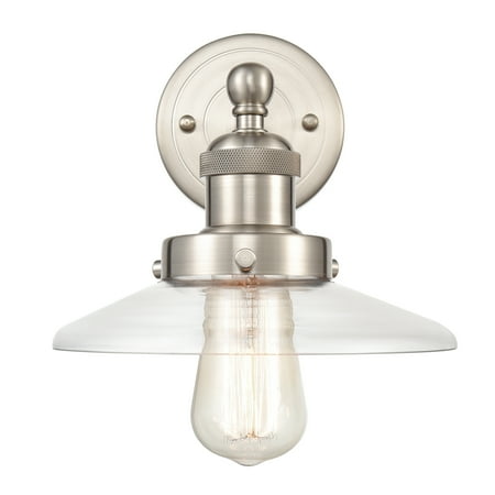 

Elk Home English Pub 8 High 1-Light Sconce - Satin Nickel