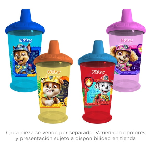 Vaso Flujo Libre con Boquilla Rígida 10oz - Nuby - Paw Patrol Dino Movie Varios Diseños 1 pieza