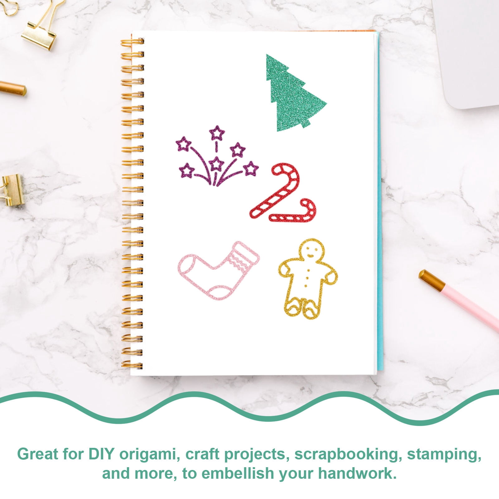 HOMEMAXS 40-Pack A4 Self-Adhesive Foam Sheets for Crafts, Foam Crafting Sheets with Strong Adhesive, Multipurpose Foam Sheets