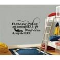 thumbnail image 2 of Decal ~ Fishing Poles and Hunting Gear #2 ~ Wall or Window Decal 20" x 35" Blk, 2 of 5