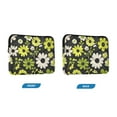 thumbnail image 7 of FORMRS 15-15.6 inch Laptop Sleeve Case Soft Carrying Quilted Computer Bag Cover, Green Flower Pattern, 7 of 7