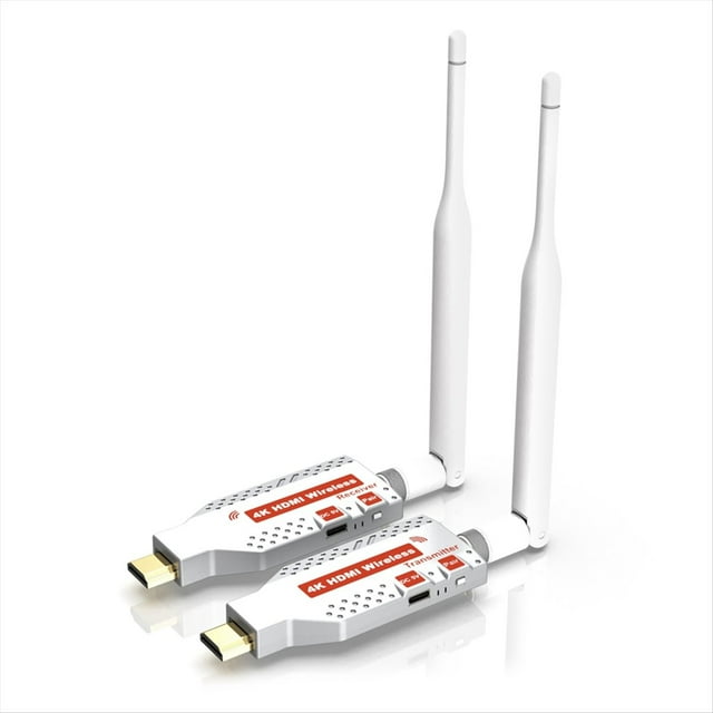 Extensor Inalámbrico Transceptor 4K para Cámaras SLR Digitales, PC Portátiles A Televisores con Proyector 100m