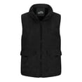 thumbnail image 2 of Ftwytp Womens Corduroy Puffer Vest Pocket Coat Long Jacket Winter Sleeveless Down Cotton Waistcoat Winter Retro Gilets Plus Size Elegant Casual Outwear, 2 of 6