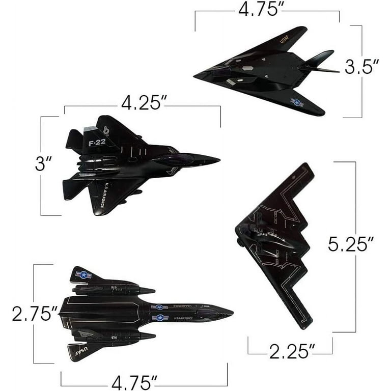 Die-Cast Pullback Stealth Bomber Models (4.25